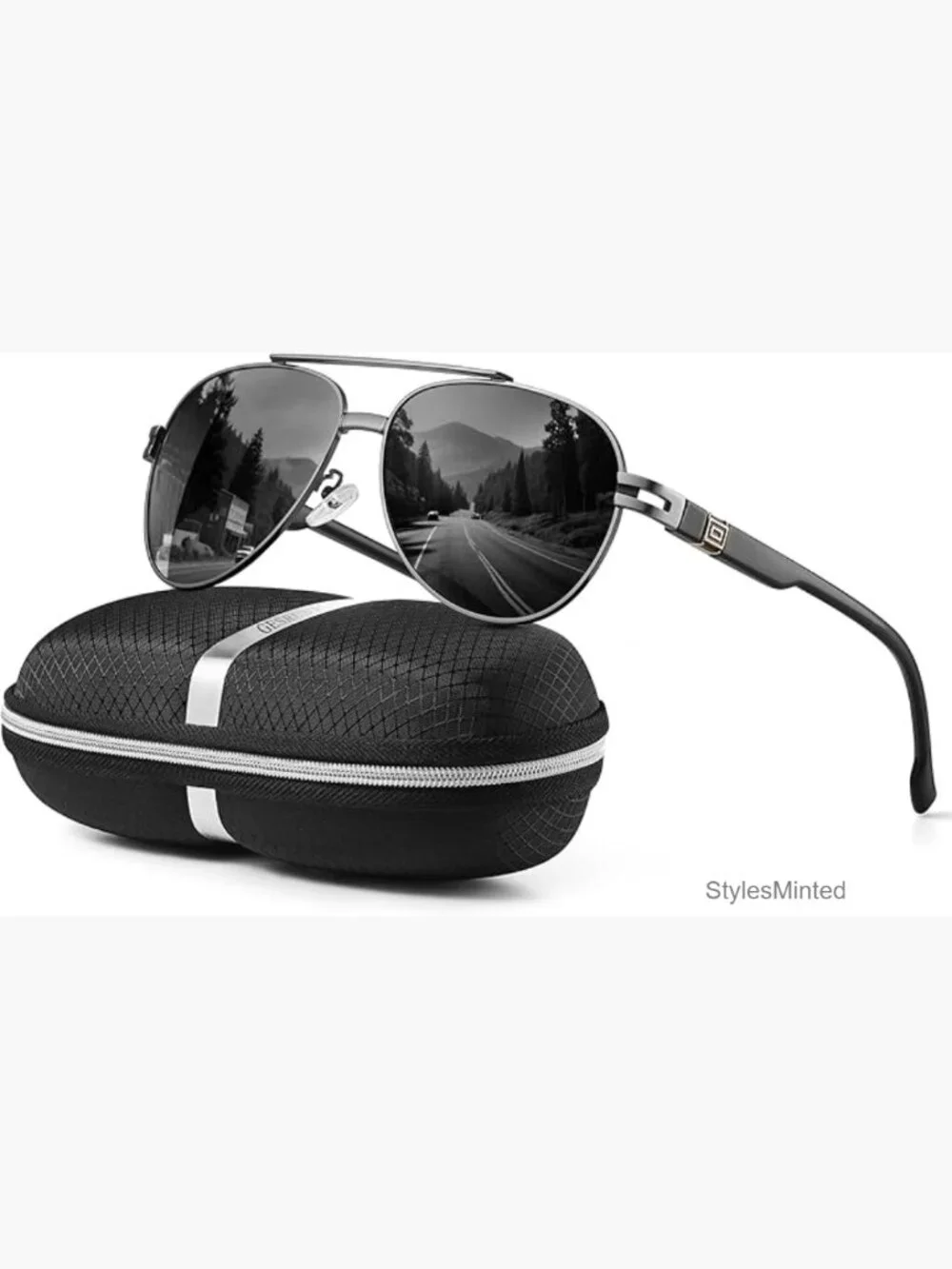 Polarized Aviator Sunglasses TR90 Metal Frame UV Protection Unisex